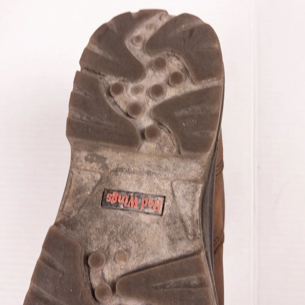 Red Wing 2240‎ Work Boots Mens 12 Brown King Toe Safety Waterproof ASTM Workwear